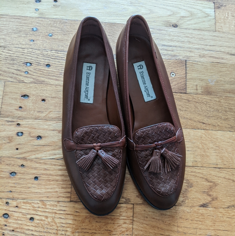 Etienne Aigner Classic Tassel Loafers